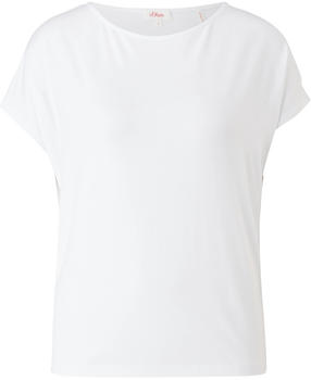 S.Oliver Ärmelloses T-Shirt (2112030.0100) weiß