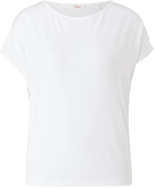 S.Oliver Ärmelloses T-Shirt (2112030.0100) weiß