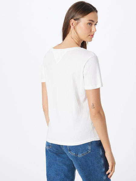 Tommy Hilfiger Slim Soft Short Sleeve V-Neck T-shirt white (DW0DW14617-YBR)