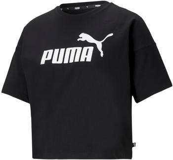 Puma Essential Logo Cropped tee Women puma black