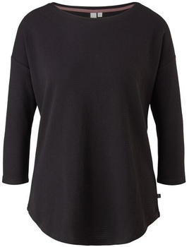 S.Oliver Jacquard-Shirt aus Baumwolle (45.899.39.X002) schwarz