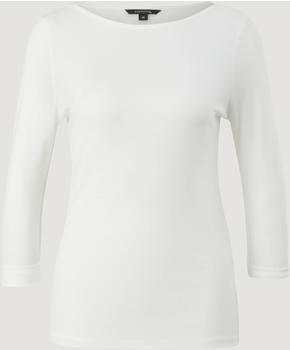 Comma 3/4-Arm-Shirt aus Jersey (2127184.0120) weiß