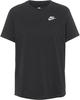 Nike New Sportswear Club T-Shirt schwarz Damen