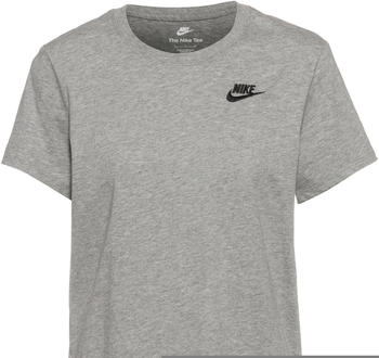 Nike CLUB T-Shirt Damen (DX7902) dk grey heather