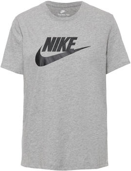 Nike Essential Icon Futura T-Shirt Damen (DX7906) dark grey heather