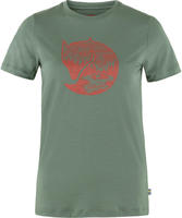 Fj&auml;llr&auml;ven 84118-614-243-XXS, Fj&auml;llr&auml;ven Abiskoool Fox Damen T-Shirts gruen