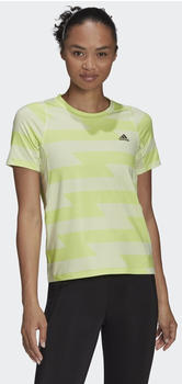 Adidas Fast Allover Print T-Shirt (HD7029) almost lime/pulse