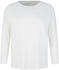 Tom Tailor Plus - Basic Langarmshirt (1035927) weiß