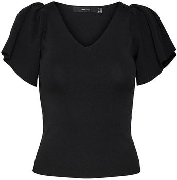 Vero Moda Ginny Short Sleeve V Neck T-Shirt (10278323) schwarz