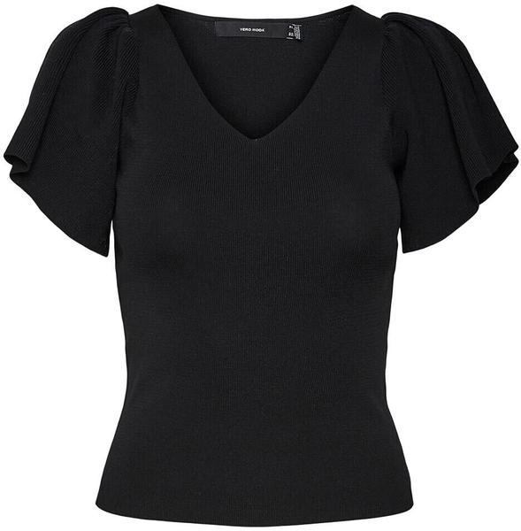Vero Moda Ginny Short Sleeve V Neck T-Shirt (10278323) schwarz