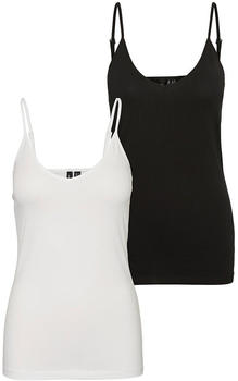 Vero Moda Maxi My Soft Sleeveless V Neck T-Shirt 2 Units (10171122) weiß
