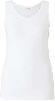 S.Oliver Basic Top aus Jersey (2112044.0100) weiß