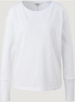 Comma Langarmshirt aus Modalmix (2121676) weiß