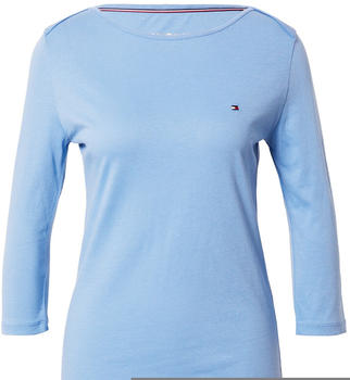 Tommy Hilfiger Slim Fit T-Shirt mit Dreiviertelärmeln (WW0WW31669) blau