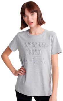 Superdry Tokyo Stars Embossed T-Shirt (W1010031A) grey