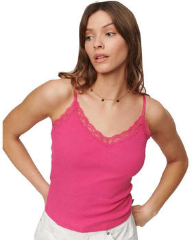 Superdry Essential Rib Lace T-Shirt (W6011804A) pink