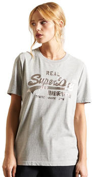 Superdry Vintage Logo Boho Sparkle T-Shirt (W1010731A) grey