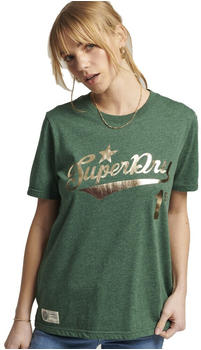 Superdry Vintage Script Style Coll T-Shirt (W1010793A) brown