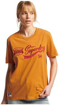 Superdry Vintage Script Style Coll T-Shirt (W1010793A) orange