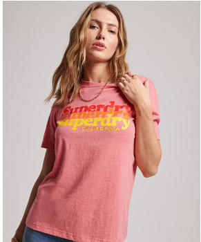 Superdry Vintage Scripted Infill T-Shirt (W1011054A) red