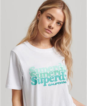 Superdry Vintage Scripted Infill T-Shirt (W1011054A) white