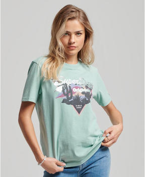 Superdry Vintage Vl Narrative T-Shirt (W1010985A) green