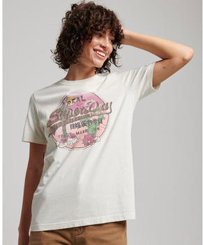 Superdry Vintage Vl Narrative T-Shirt (W1010985A) white