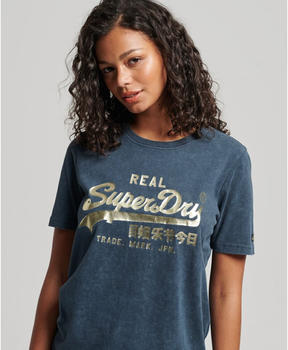 Superdry Vl Embellish T-Shirt (W1011143A) blue