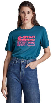 G-Star Originals Label T-Shirt (D19953-4107) blue