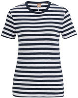 BOSS T-Shirt C_Esla_Striped 50504192 Blau Regular Fit Damen