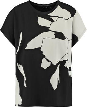Taifun Shirt mit Print (471403-16303-1102) schwarz gemustert