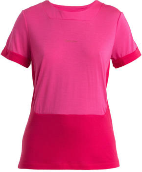 Icebreaker Women's ZoneKnit Merino Short Sleeve T-Shirt (0A56OU) tempo/electron pink