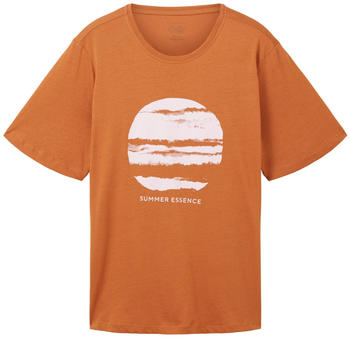 Tom Tailor Plus - T-Shirt mit Print (1037308-31650) terracotta brown