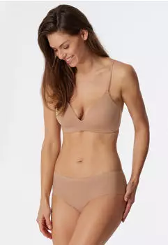 Schiesser BH ohne B&uuml;gel gepadded maple Invisible Soft (166568)