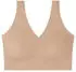 Schiesser Bustier Microfaser herausnehmbare Pads Invisible Soft (170364) maple