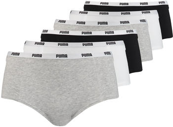 Puma Hipster 6er Pack (701218976) weiß/grau/schwarz