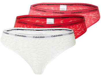Calvin Klein Slip 3er Pack (000QD5225E) azalea/lychee/white
