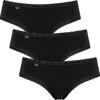 Sloggi 3-Pack 24/7 Cotton Lace (10167200) black