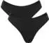 Sloggi 2-Pack Go Casual Slip mit hohem Beinausschnitt (10217788) black
