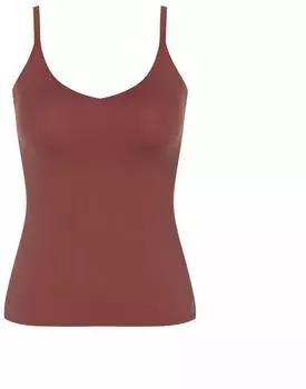 Sloggi Zero Feel Unterhemd mit Spagettitr&auml;gern (10217755) burnt henna