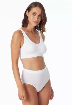 Schiesser Classic Seamless Bustier seamless herausnehmbare Pads (181105) wei&szlig;
