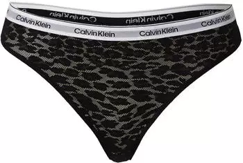 Calvin Klein High Leg Thong (000QD5051E) black