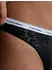 Calvin Klein High Leg Thong (000QD5051E) black
