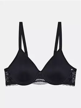 Triumph Modern Lace+Cotton T-Shirt-BH (10215960) schwarz