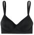 Schiesser Unique Micro Soft-BH mit Schale und gleitenden Cups (181127) schwarz