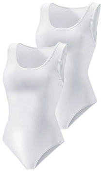 Vivance Dreams Shirtbody aus elastischer Baumwolle weiß