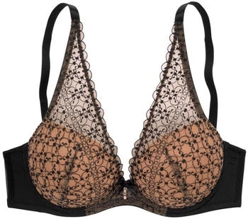 Nuance Damen BH hellbeige schwarz