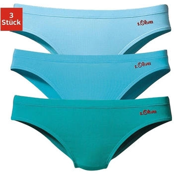 S.Oliver Bikinislip 3er-Pack gr&uuml;n petrol-t&uuml;rkis