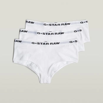 G-Star Hipster 3er-Pack wei&szlig;