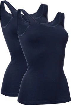 Conta Feinripp Damen-Unterhemd 4er-Pack blau